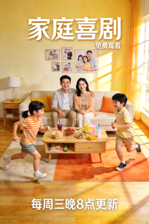 免费电视剧海报 - 家庭喜剧场景